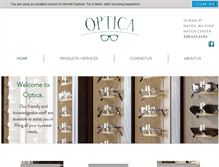 Tablet Screenshot of opticanatick.com